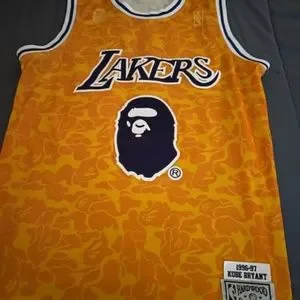 Lakers×BAPE ユニフォーム　KOBE コービー 100% Authentic A Bathing Ape x Lakers Mitchell Ness Jersey